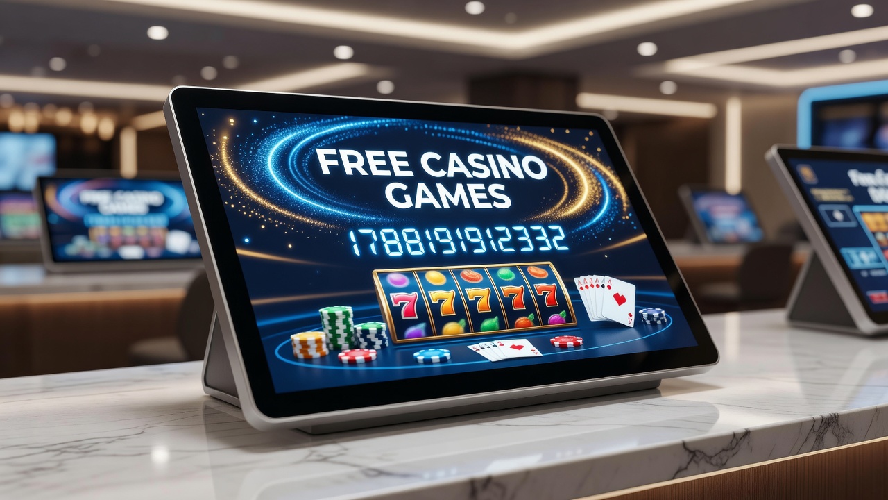 Mobile and desktop views of casino simulation interfaces